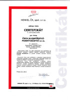 Certifikát – HENKEL
