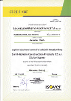 Certifikát – ISOVER